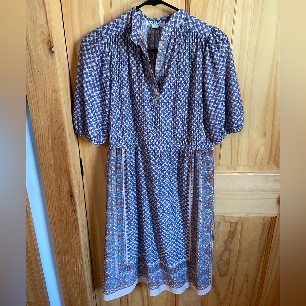 Vintage Paisley Boho Dress